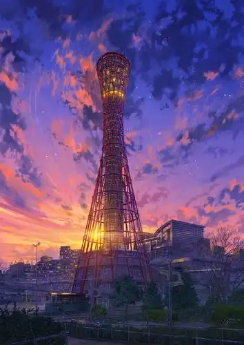 经典的动漫场景微博艺术