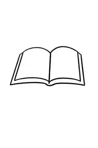 📚展开的书本简笔画🖌️