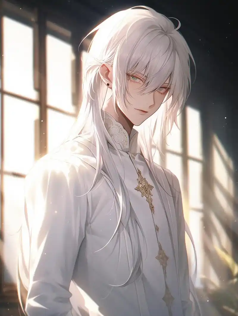 新手帮扶计划#白发如银,爱似雪.#ai共创计划# #二次元