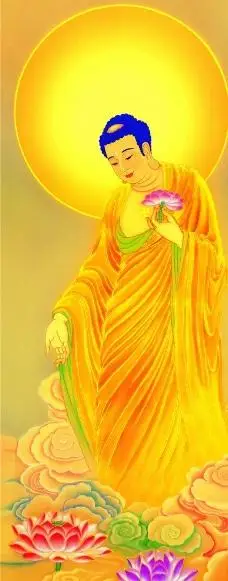 金色阿弥陀佛图片