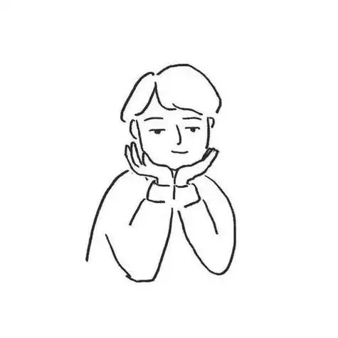 进来拿男头极简黑白线条男生头像