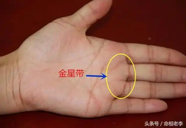 手相中罕见的金星带的位置及作用
