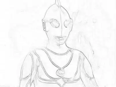 杰克奥特曼简笔画手抄报简笔画手抄报