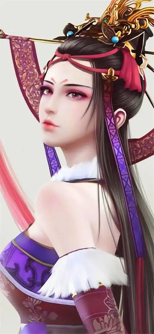 国产动漫美女精美高清手机壁纸