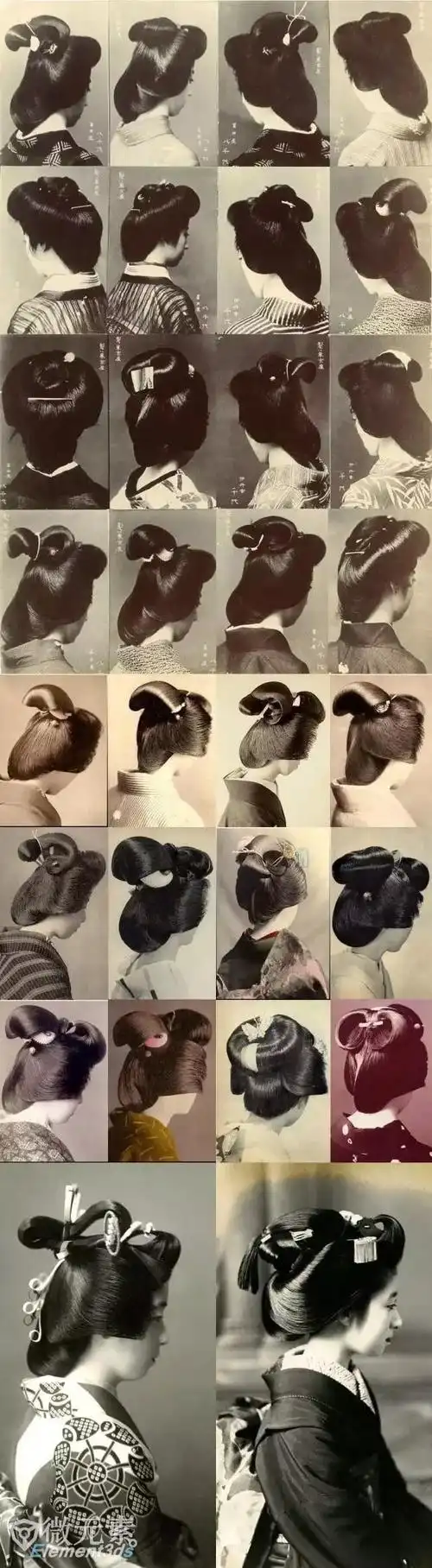 60种日本古代男女传统发型参考,好丰富啊!