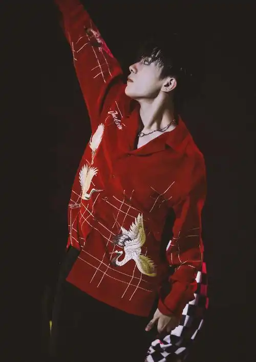 易烊千玺潇洒帅气舞台照图片