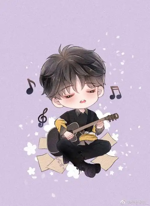 肖战卡通q版头像(图源见水印)