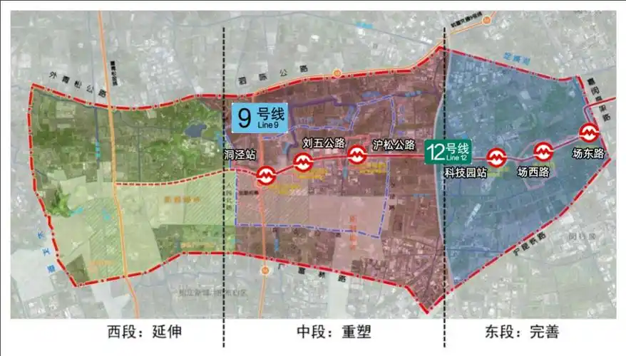 东侧即是松江最大产业g60科创走廊和莘闵别墅区,甚至位置相比松江新城