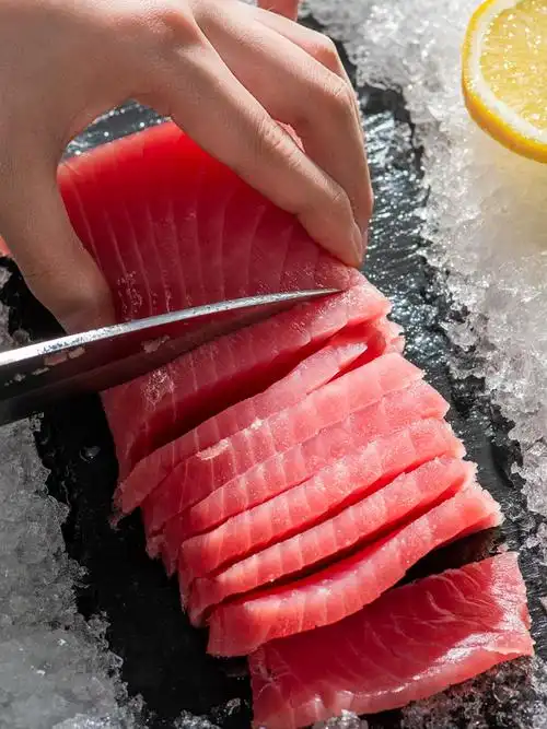 正宗金枪鱼新鲜刺身大目中段寿司料理鱼片日料金枪鱼