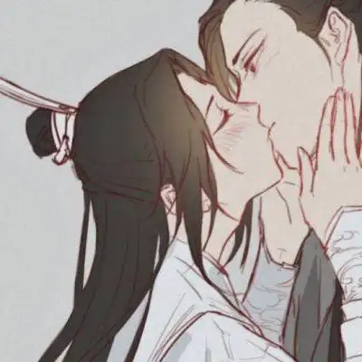 古风情侣头像一左一右分开古风情侣头像一男一