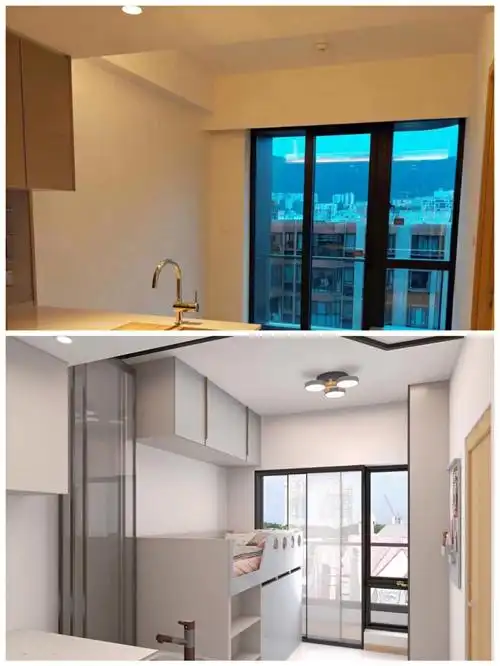 粉丝户型改造精装房30平一室怎么改两室