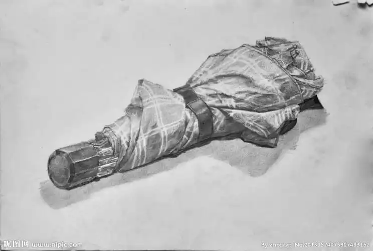 求一张伞正面的素描 大概这样