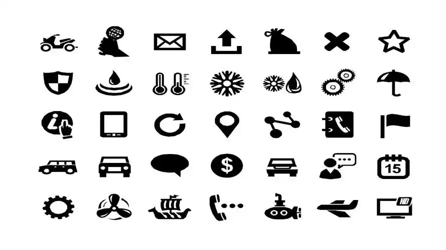 ppt素材小图标合集黑白彩色超多的小图标_word文档在线阅读与下载_无