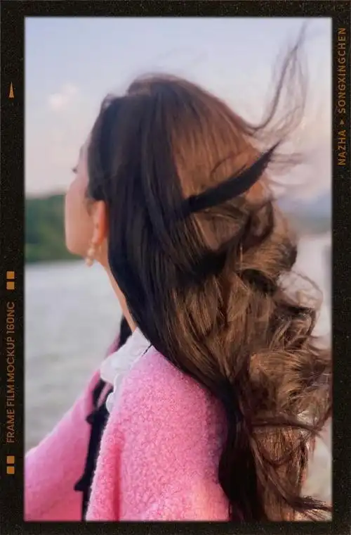 古力娜扎分享海边美照微风吹拂显灵动绝美五官甜如初恋