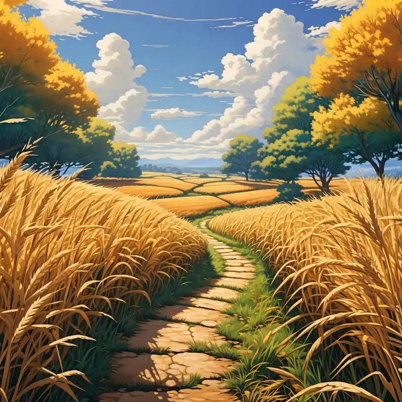 90金色麦穗下的绝美风景头像92