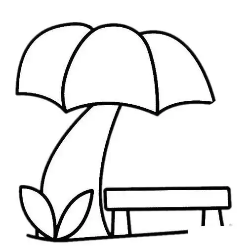 公园画画简笔画