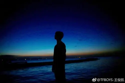 漫画少年!王俊凯晒东京游玩照 白t牛仔阳光帅气