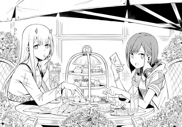 《darling in the franxx》黑白动漫4k图片,4k高清动漫图片,娟娟壁纸