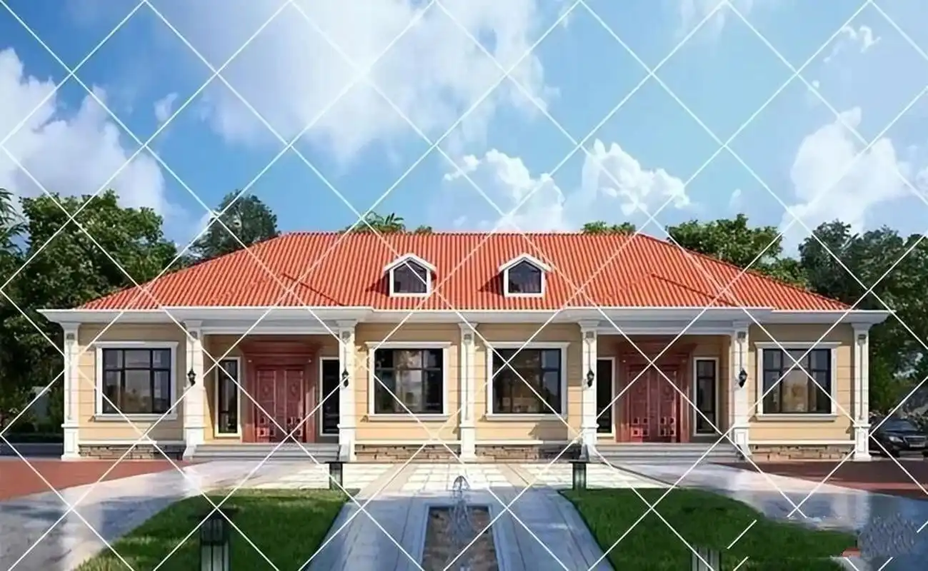 9款一层小平房,采用时尚的现代风格设计图