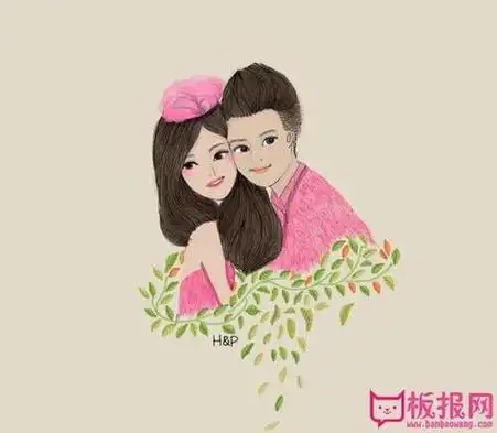 夫妻卡通头像手绘 卡通头像图片大全 -【爱个性】