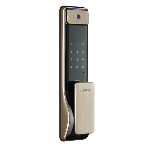 西门子进口电子指纹全自动智能家用防盗门磁卡密码电子门锁