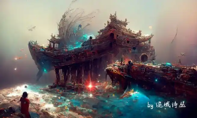 盗墓笔记超话[水稻]#盗笔超话粉丝破百万#ai绘画之西沙海底墓[报税]