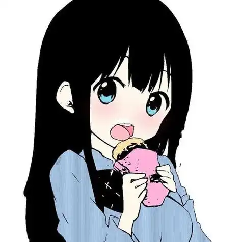 动漫白底呆萌女生头像 动漫头像图片大全 -【爱个性】