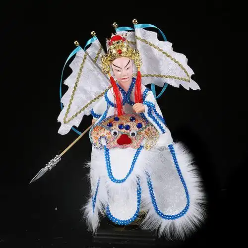 关平将军武生三国演义非物质文化遗产掌中木偶表演手偶木偶