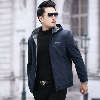 科度特中老年秋装外套男爸爸休闲夹克衫中年男士春秋薄款上衣衣服50岁