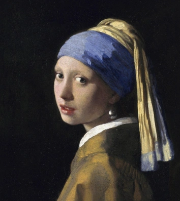 维梅尔世界著名油画《戴珍珠耳环的少女》