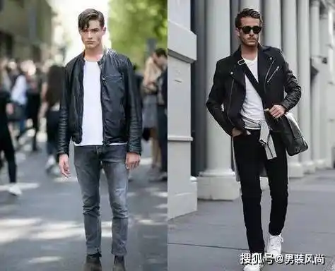 春季男士如何将皮衣夹克搭配得时尚潮流又不失硬汉男人味