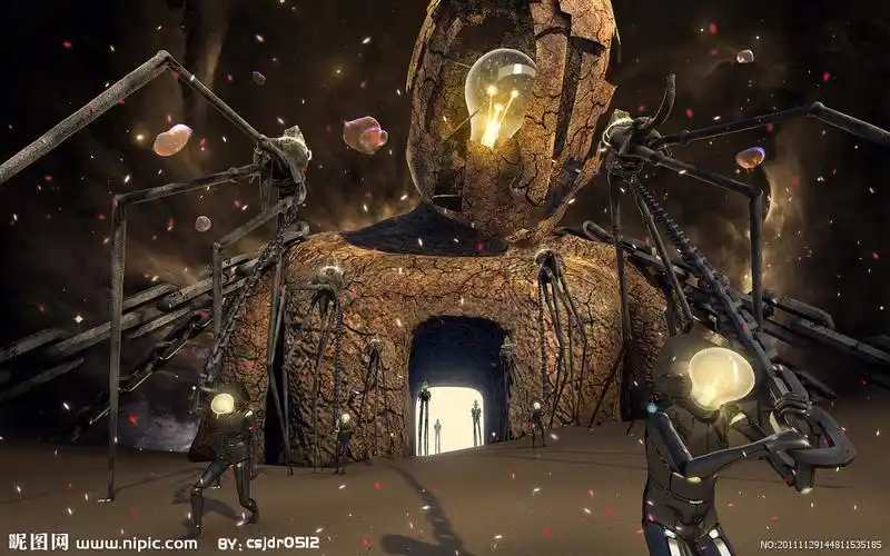 科幻洞设计图__3d作品_3d设计_设计图库_昵图网nipic.com