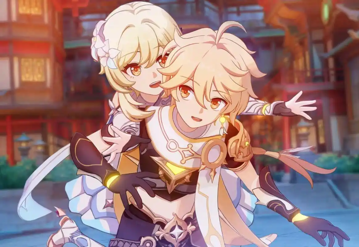 者空荧,我磕爆[打call][打call][打call] 画师:yae_(yae_ringo)#原神