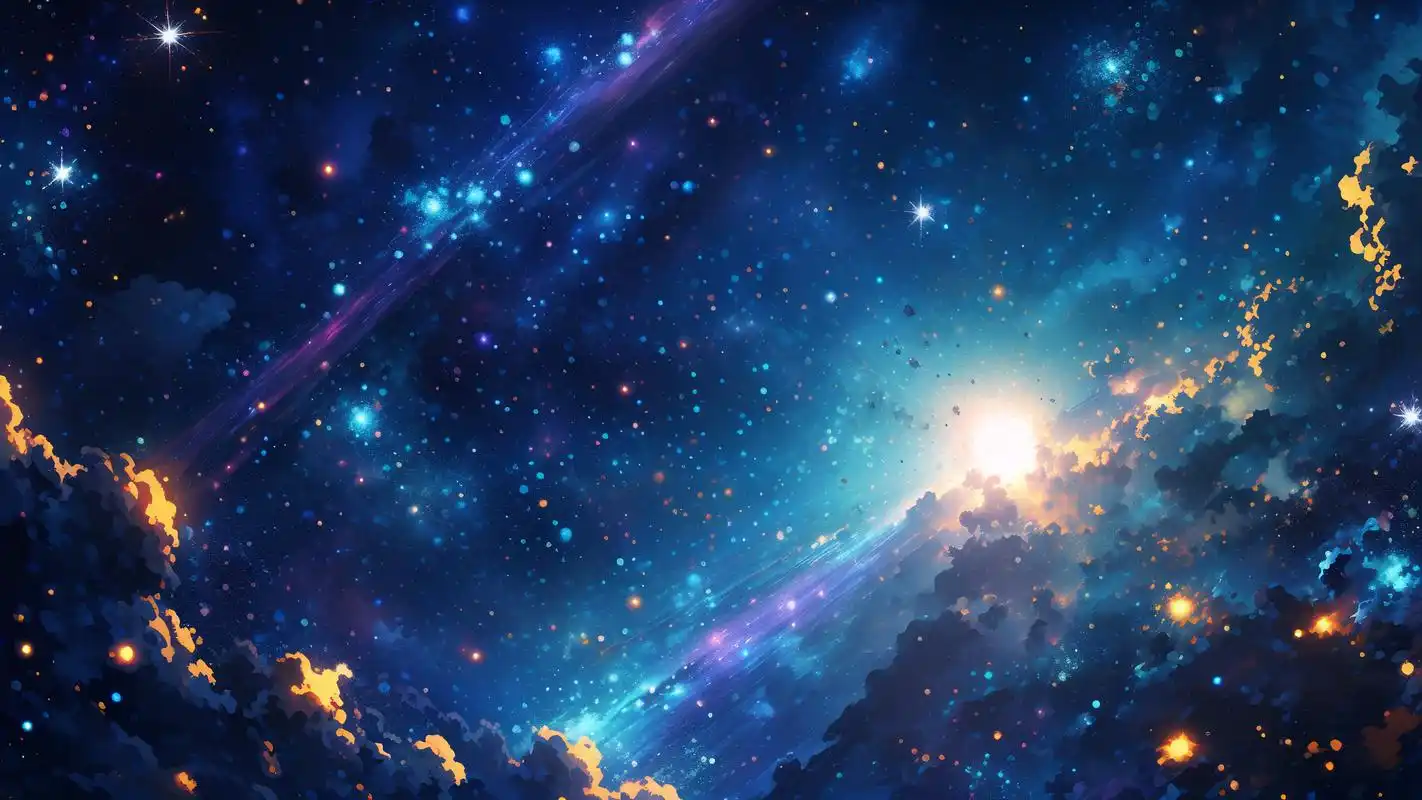 动漫星空背景图大赏 7890 畅游动漫星空的奇幻世界,这些超好看的