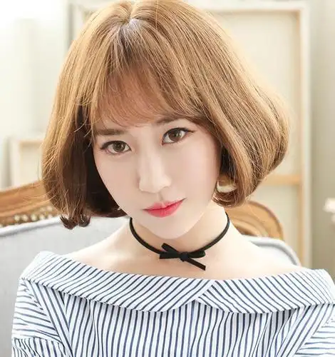 齐刘海发型图片大全 最新齐刘海图片