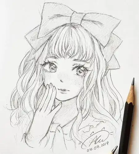 满满干货ins大神教你零基础画出超细腻的动漫人物附超多线稿