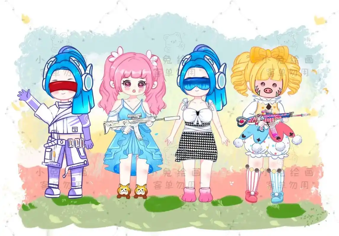 和平精英壁纸#q版 #吃鸡头像 #和平精英 - 抖音