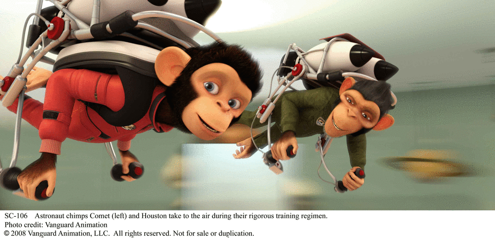 但是汉姆习惯了在马戏团里自由散漫的生活,在前往空间站的神圣使命