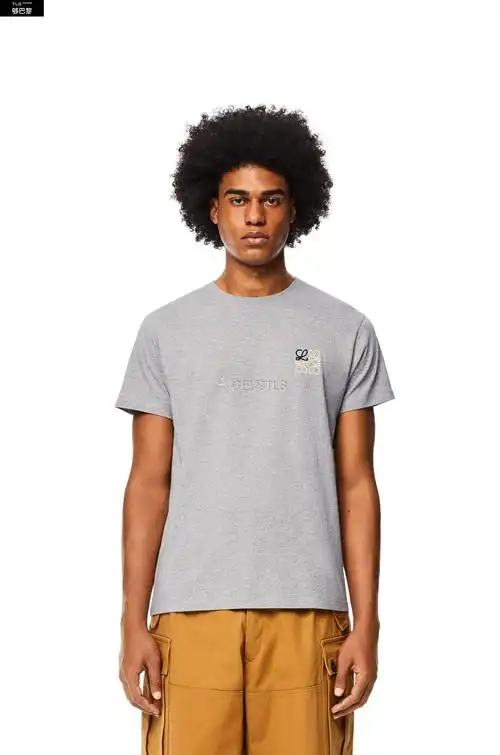 【包邮包税】 loewe罗意威 21年春夏 男士 长袖t恤 anagram 圆领t恤