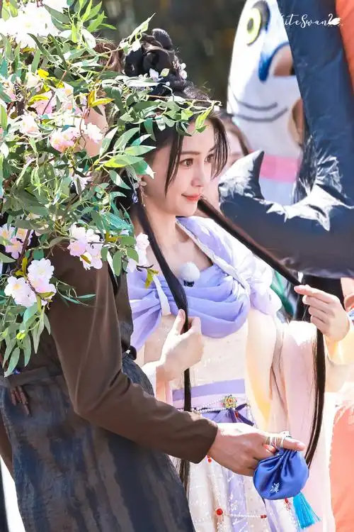 奔跑吧angelababy##angelababy奔跑吧七仙女造型