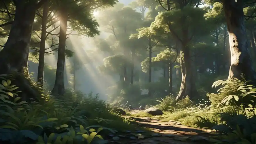 3d森林壁纸打造梦幻桌面