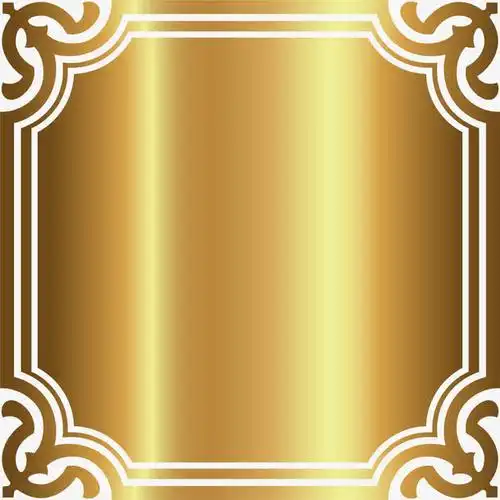 奢华金色边框免抠素材免费下载_觅元素51yuansu.com