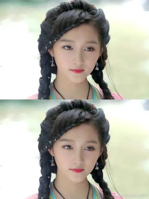 哇,关晓彤这个双麻花辫的古装造型好好看……_高清图集_新浪网