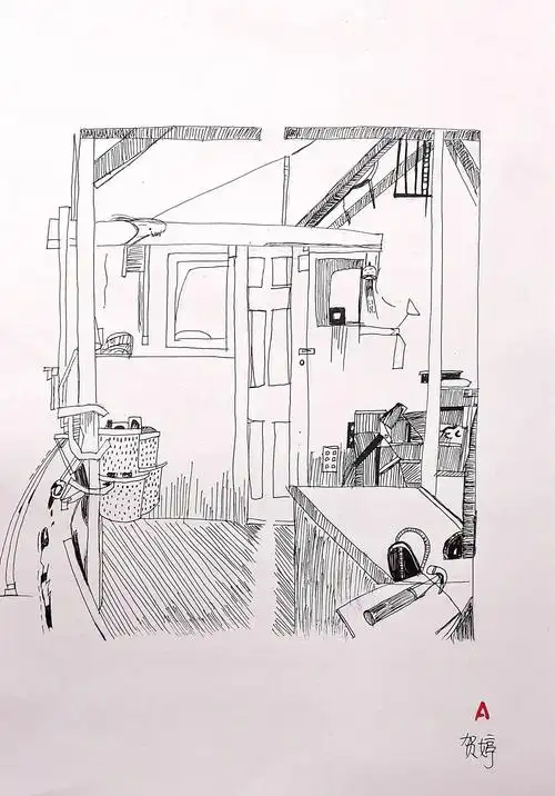 数媒5182设计速写(生活小品和室内家居)优秀作业名单