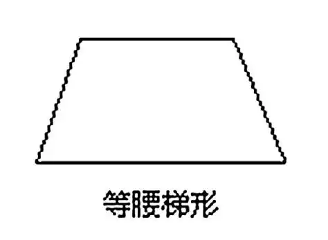 p>梯形(trapezoid)是只有一组对边平行的四边形 .