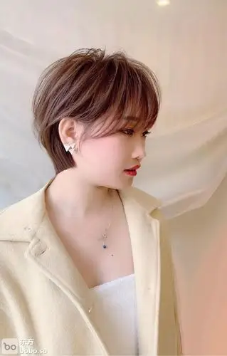 洋气的露耳短发合辑
