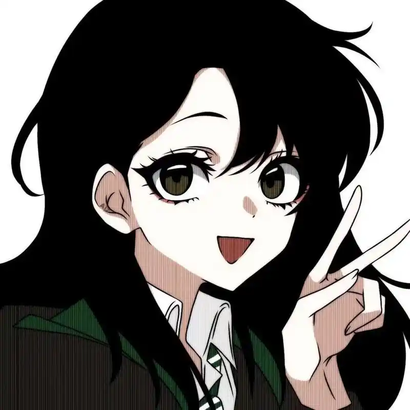 动漫女生头像 黑发(二)   黑发