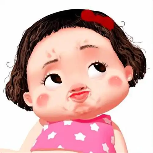 手绘小女孩头像萌可爱卡通图片