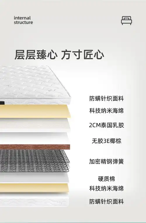 宜家 ikea 床垫软垫家用商场同款席梦思弹簧十大海马20cm厚椰棕乳胶