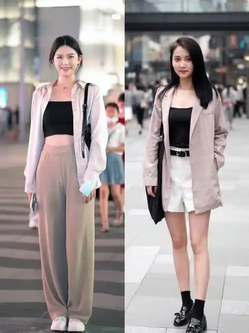 看时髦精的街拍造型,穿搭要素都在这里了!_外套_牛仔_时尚